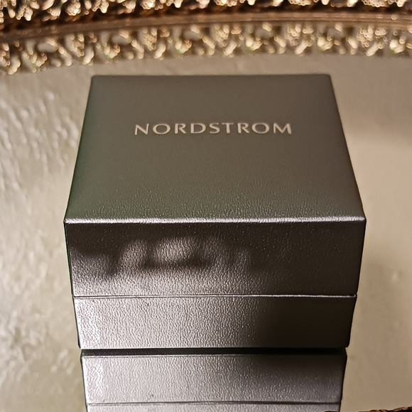 NORDSTROM Sterling Silver Cubic Zirconia Teardrop Earrings - Picture 4 of 6